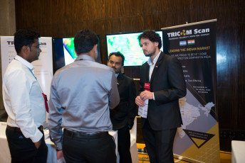 Exhibition Tricom Scan booth at RefComm Mumbai