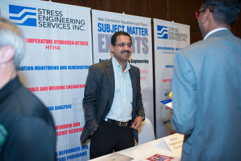 Exhibition Stress Engineering Services booth at RefComm Mumbai