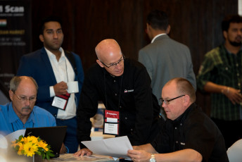 Les Osborne, David Anderson, and Troy Bengtzen DeltaValve at RefComm Mumbai